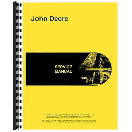 Service Manual Fits John Deere Skid Steer Model 125